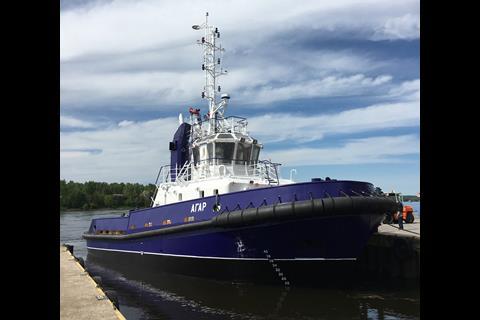 Pella Shipyard has delivered 'Agar' the latest in a series of multipurpose tugs (Pella)